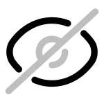 Eye Close SVG Icon